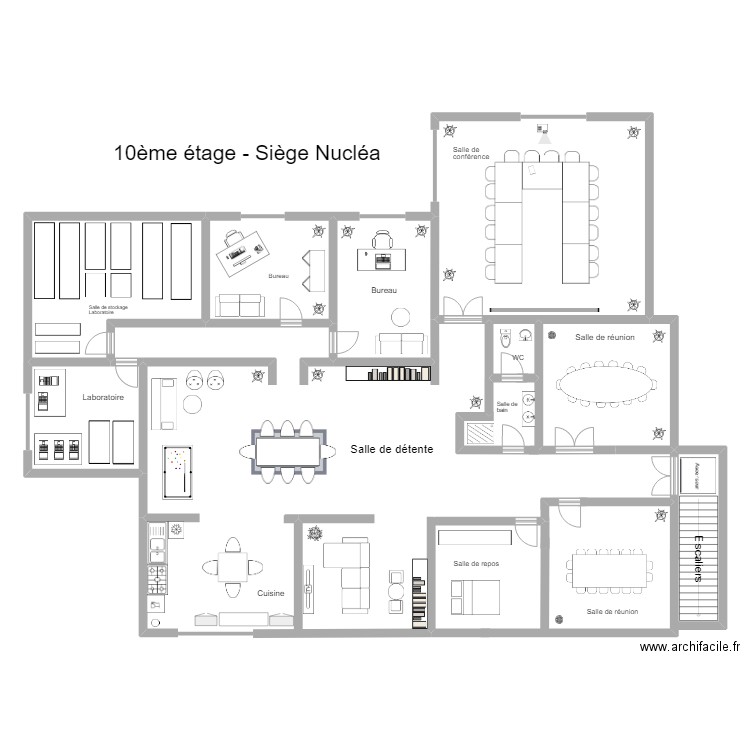 yuki origines 2. Plan de 7 pièces et 159 m2