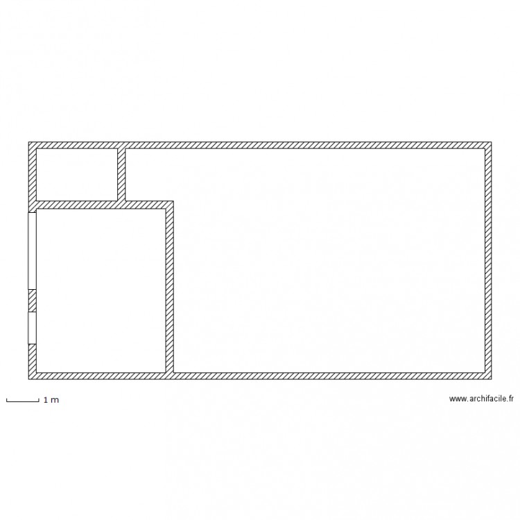 REZ DE CHAUSSEE ATELIER. Plan de 0 pièce et 0 m2