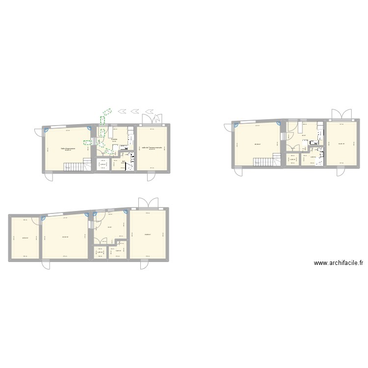 aménagement association. Plan de 0 pièce et 0 m2