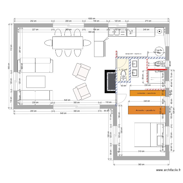 plan maison test 1. Plan de 0 pièce et 0 m2