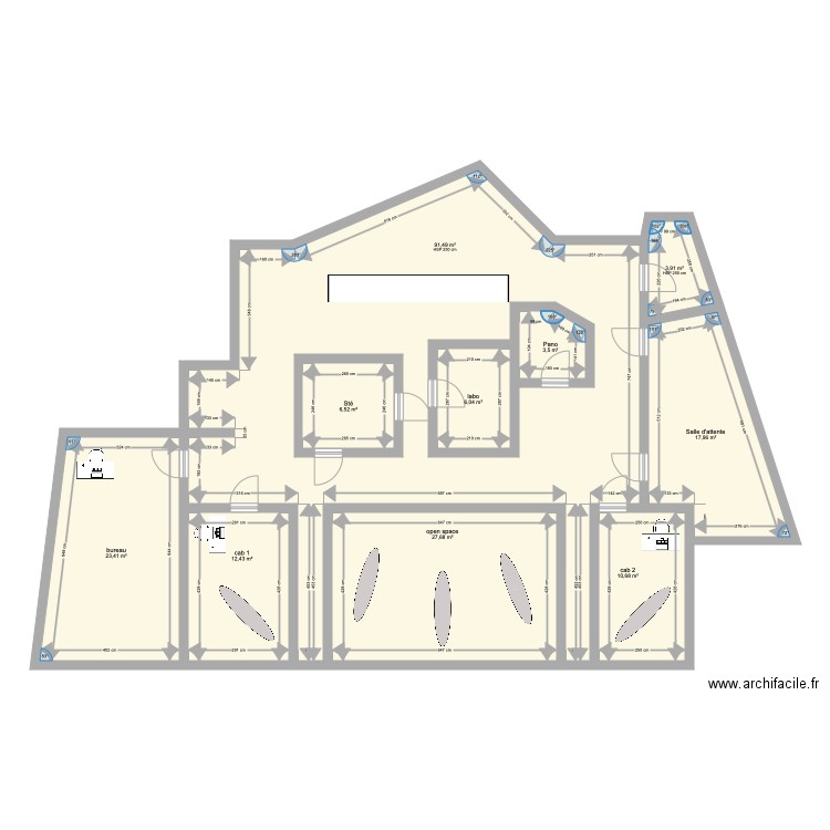 Cab de Nicolas Boissi. Plan de 0 pièce et 0 m2