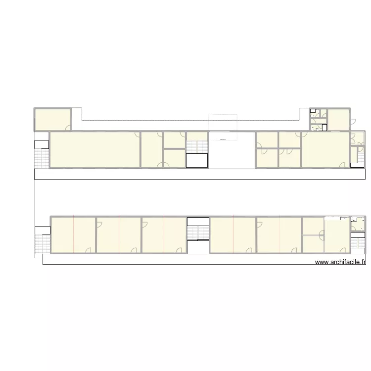 Bat2 &eacute;tage. Plan de 