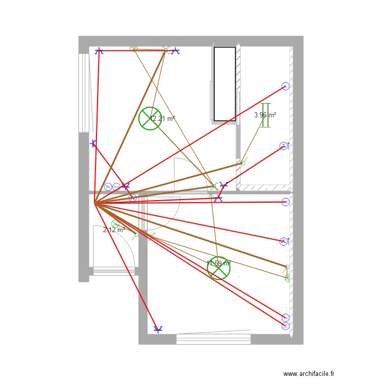 ELECTRICITE. Plan de 0 pièce et 0 m2