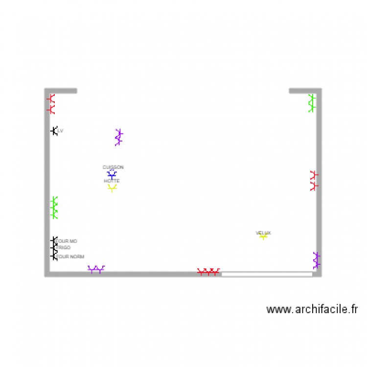 20171129 IMPLANTATION PRISES NICO. Plan de 0 pièce et 0 m2