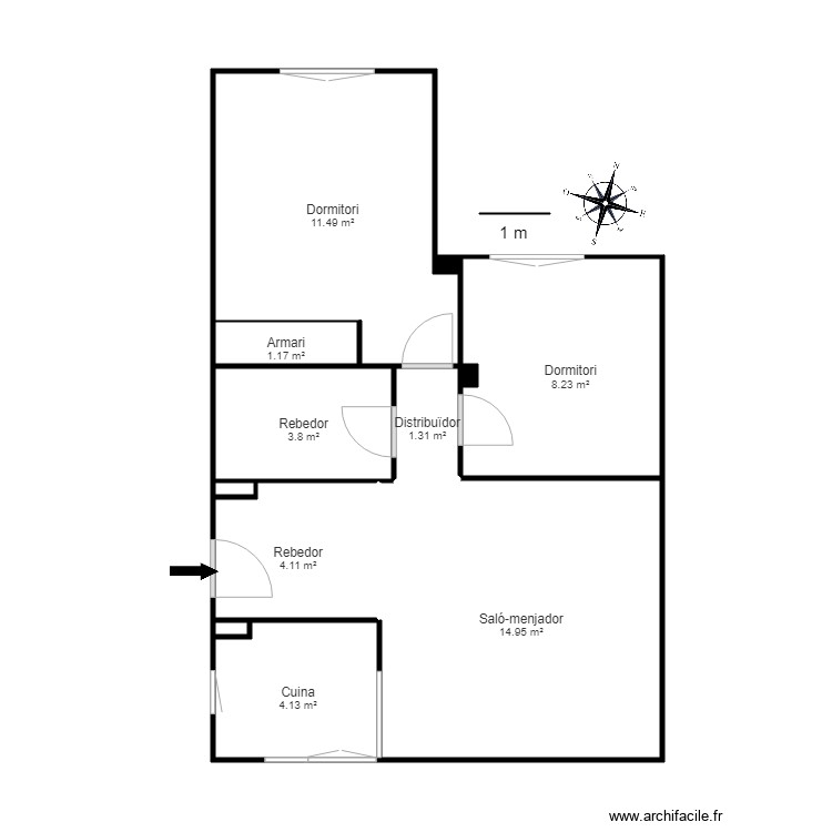 EL MEU POBLE BLOC 5 D ARINSAL. Plan de 0 pièce et 0 m2