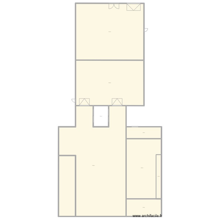 projet batiment ar. Plan de 0 pièce et 0 m2