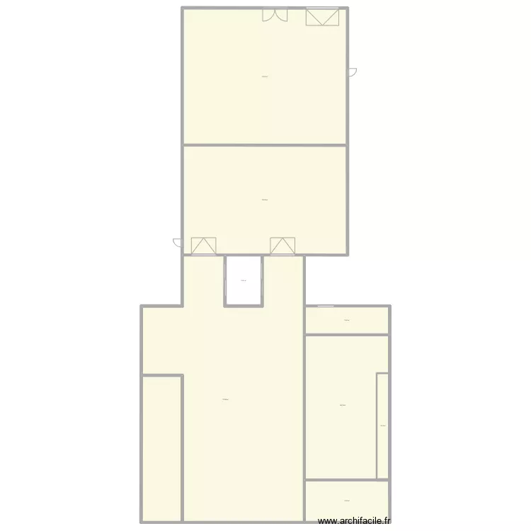 projet batiment ar. Plan de 
