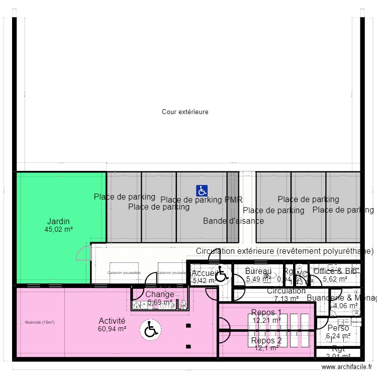 94A4E Alfortville Final. Plan de 22 pièces et 293 m2