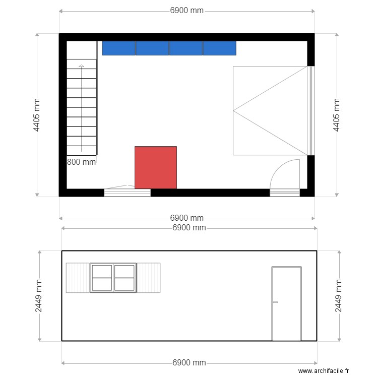 Garage 23. Plan de 0 pièce et 0 m2