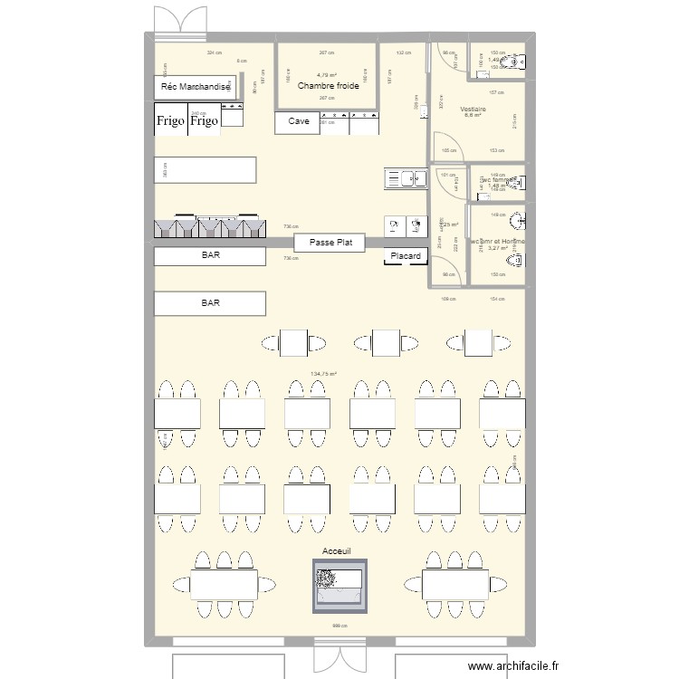 resto. Plan de 0 pièce et 0 m2