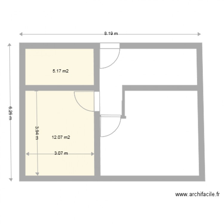 essai 1a. Plan de 0 pièce et 0 m2