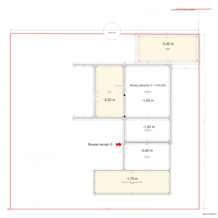 pelletdecaissementniveau. Plan de 0 pièce et 0 m2