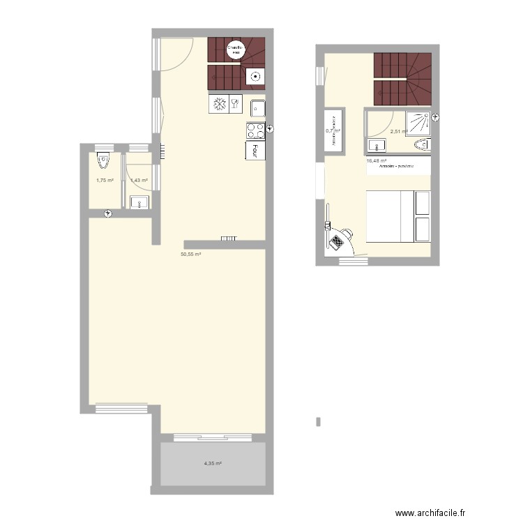 Maison 02. Plan de 0 pièce et 0 m2