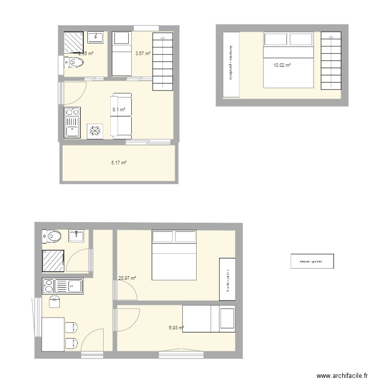 zied 1. Plan de 0 pièce et 0 m2