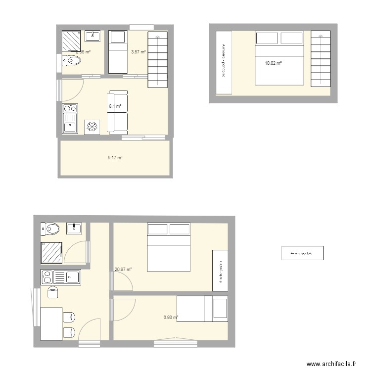 zied 1. Plan de 0 pièce et 0 m2