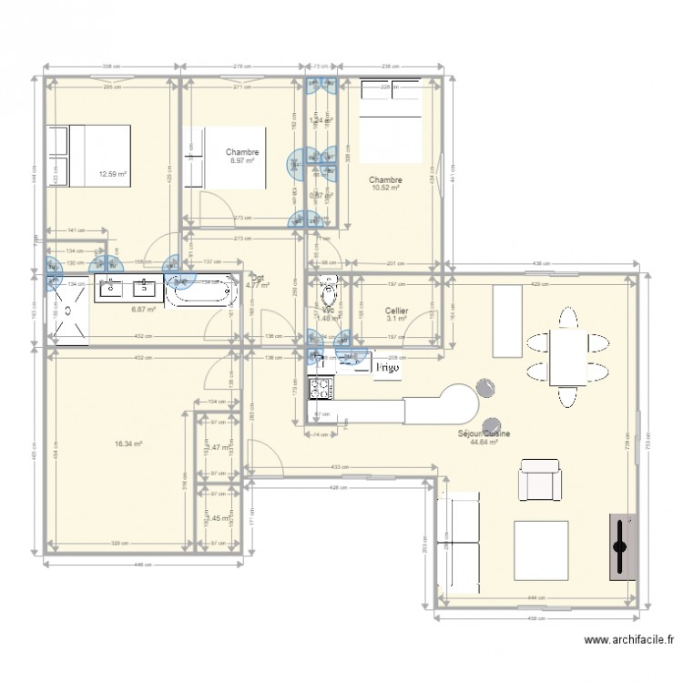 Maison location. Plan de 0 pièce et 0 m2