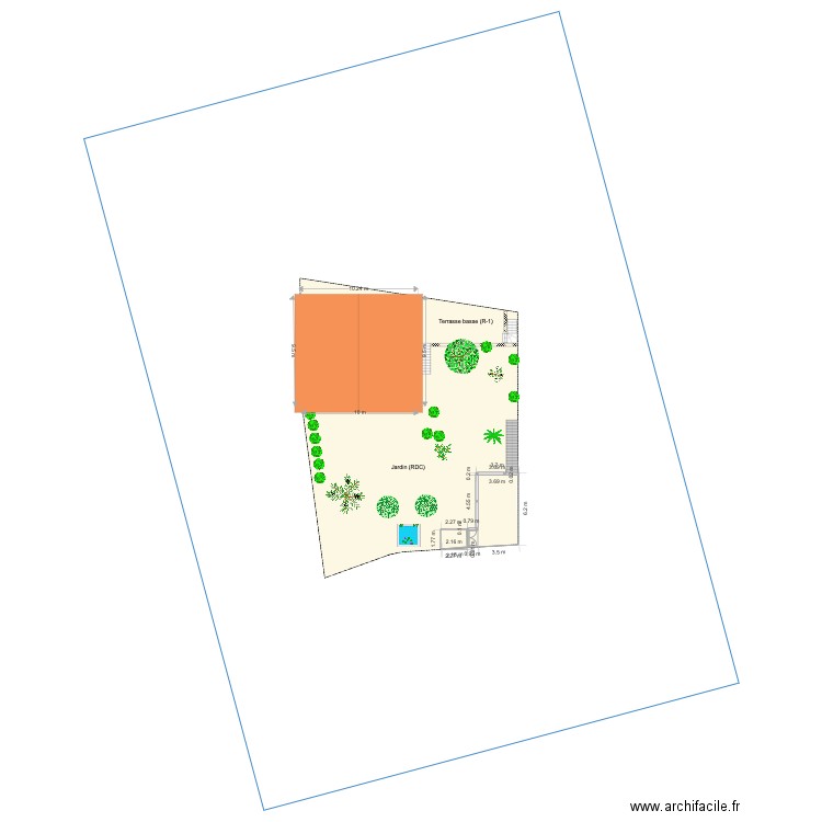 Plan de masse 16 CH des Tines PLAN TOITURE . Plan de 0 pièce et 0 m2