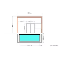 Plan de fa&ccedil;ade avec cave