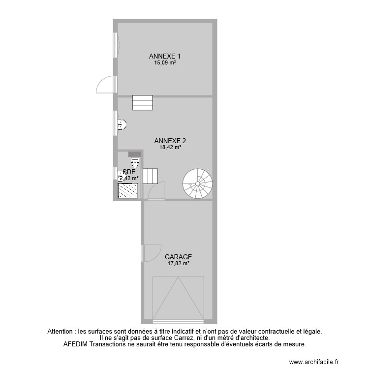 BI 4371 ANNEXES. Plan de 0 pièce et 0 m2