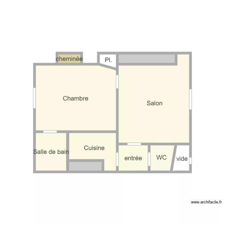 5ème face. Plan de 5ème face. Plan de