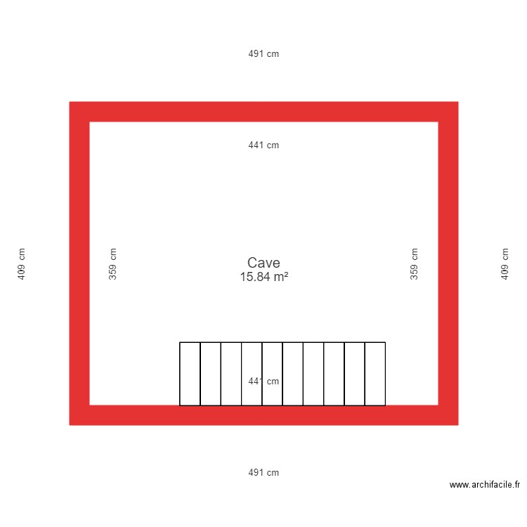 BI 1669 cave coté . Plan de 0 pièce et 0 m2