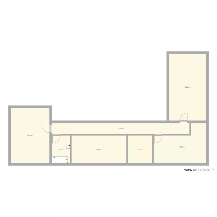 Grenier Amiens. Plan de 