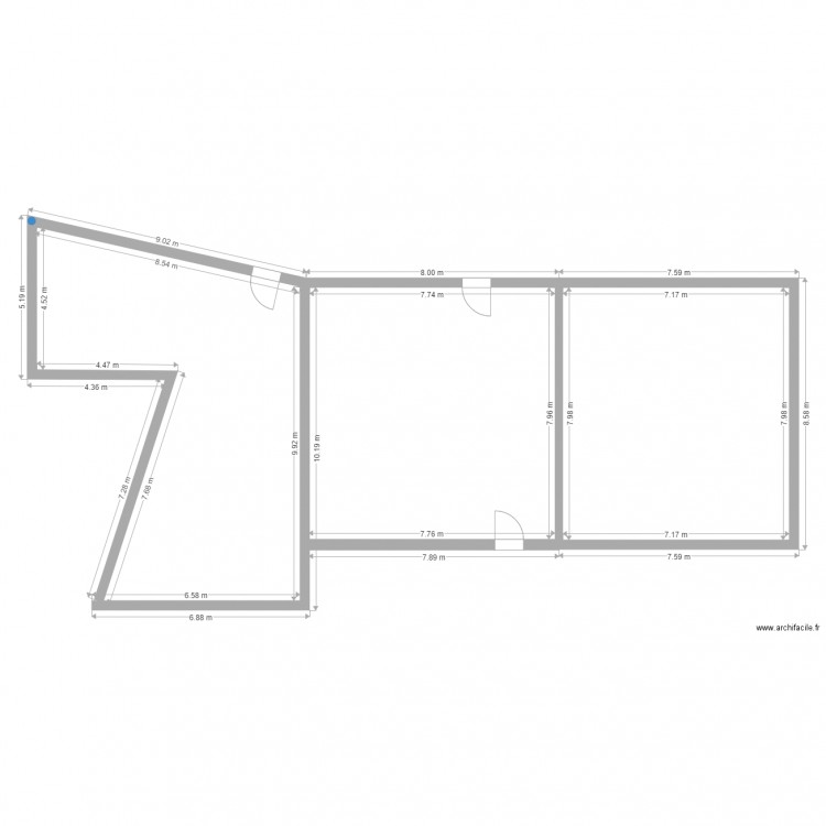 Plan fermette 2. Plan de 0 pièce et 0 m2