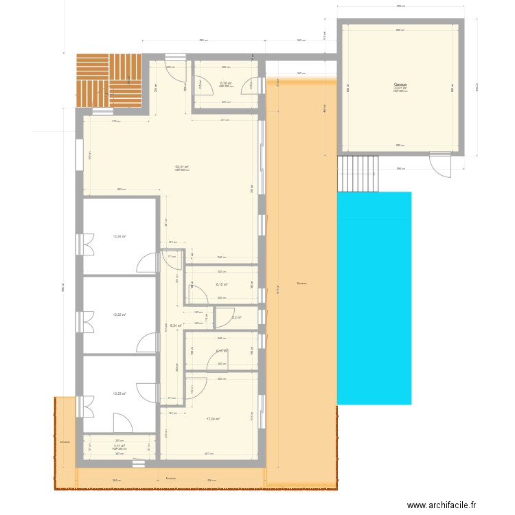 Villeneuve plan de masse 5 . Plan de 0 pièce et 0 m2