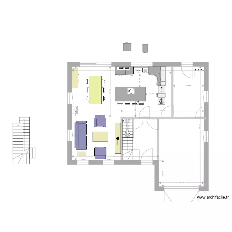 Plan cuisine . Plan de 