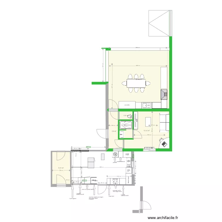 PLAN EXTENSION CHANTIER BOUCHER AIGREFEUILLE. Plan de 