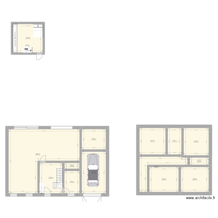Construction. Plan de 0 pièce et 0 m2