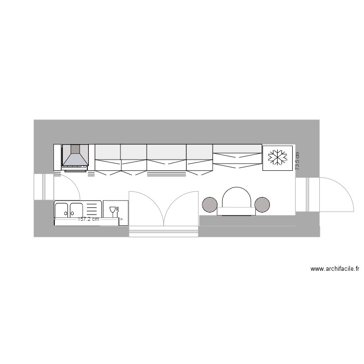 cui rect. Plan de 0 pièce et 0 m2