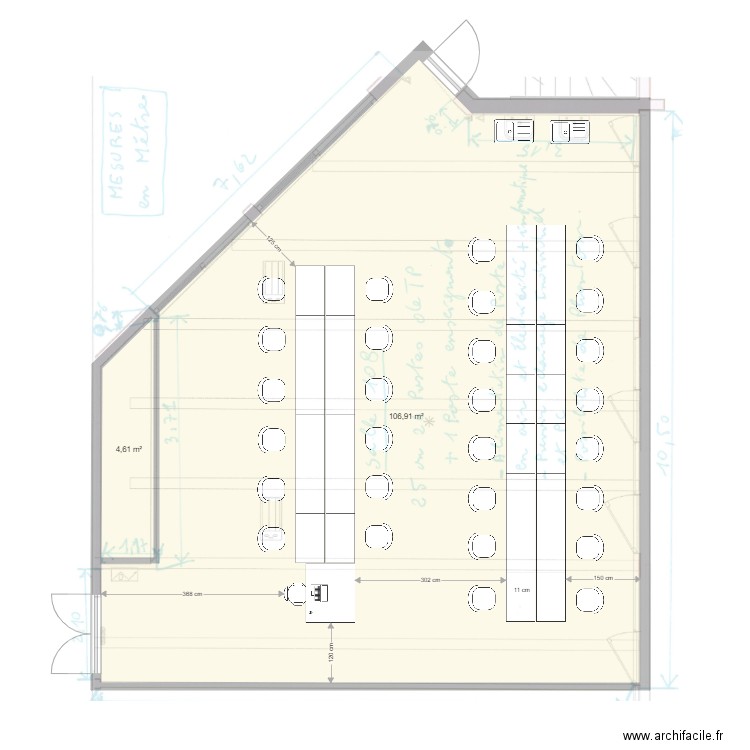 FAC SALLE 108 28 POSTES. Plan de 0 pièce et 0 m2