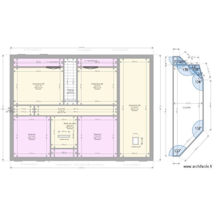 ML23011508 MBOCK. Plan de 25 pièces et 299 m2