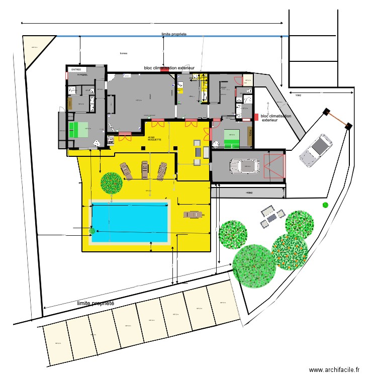 PISCINE electricité. Plan de 0 pièce et 0 m2