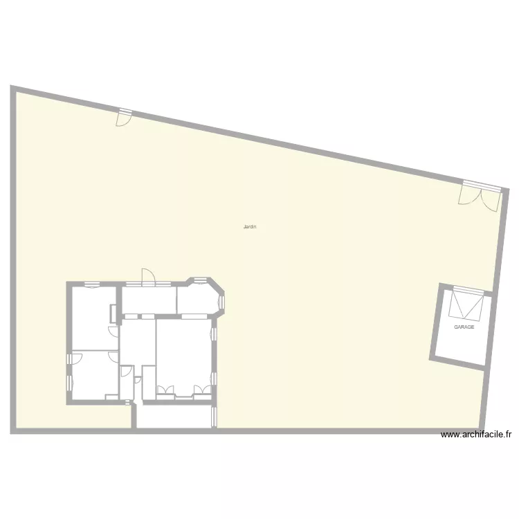 BEAUTHEAC Matterport TERRAIN. Plan de 