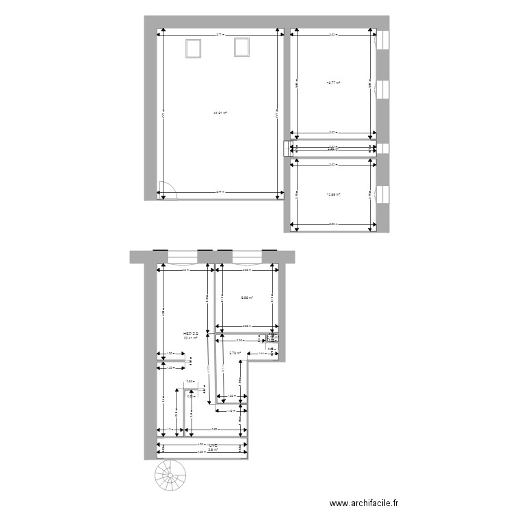 Dossier Nicolas. Plan de 0 pièce et 0 m2