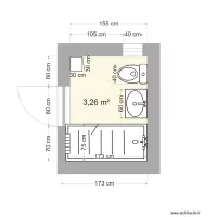 Plan de Salle de Bain n&deg;2