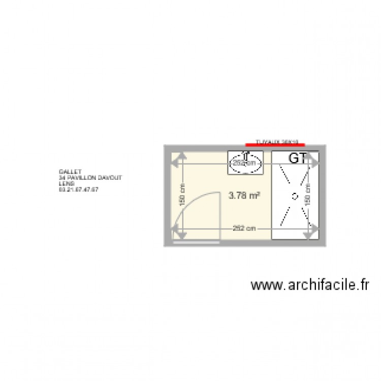 GALLET. Plan de 0 pièce et 0 m2