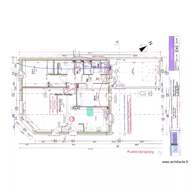 metayer plan coulage. Plan de 