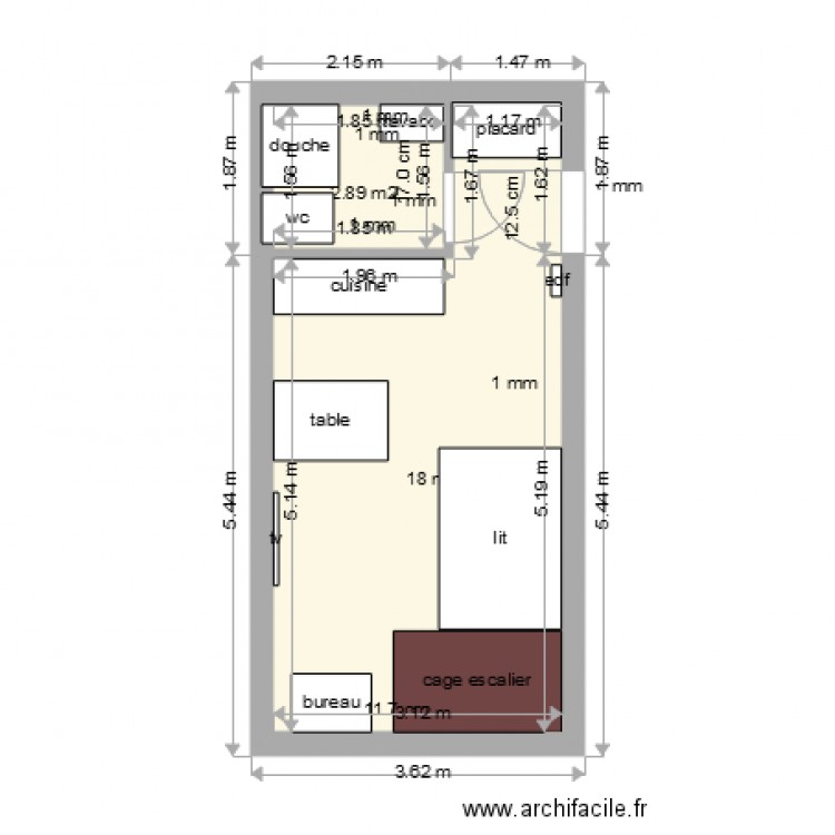 mamert  studiot2 26 rdc. Plan de 0 pièce et 0 m2