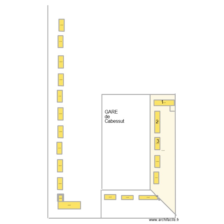Gare Cbst 1. Plan de 0 pièce et 0 m2