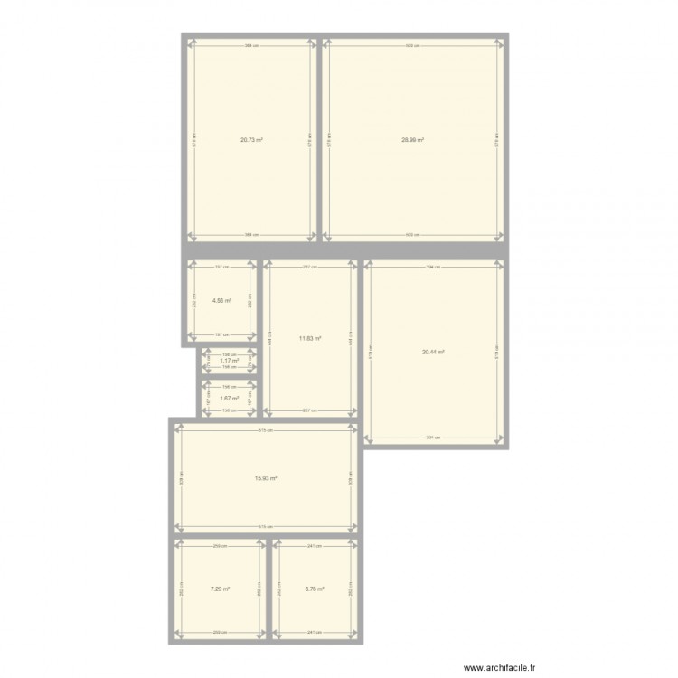 Rakoczi 40M 117m2. Plan de 0 pièce et 0 m2