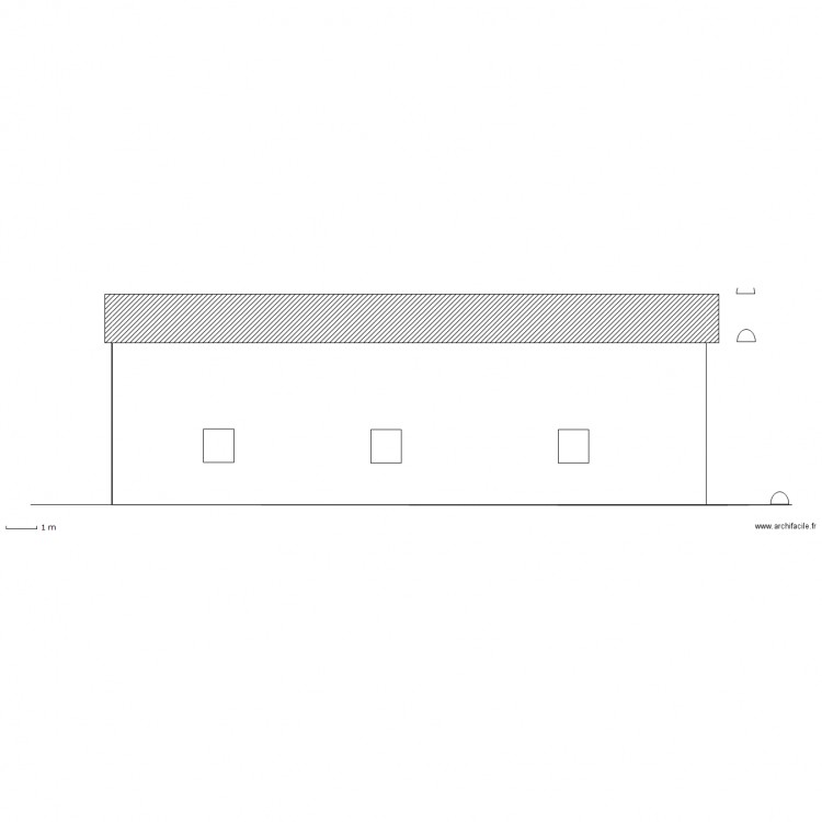 Facade EST. Plan de 0 pièce et 0 m2