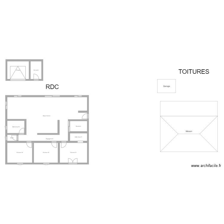 350600991. Plan de 10 pièces et 134 m2