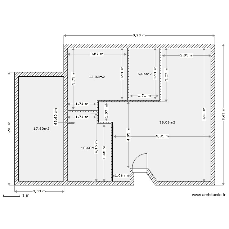 Plan. Plan de 0 pièce et 0 m2