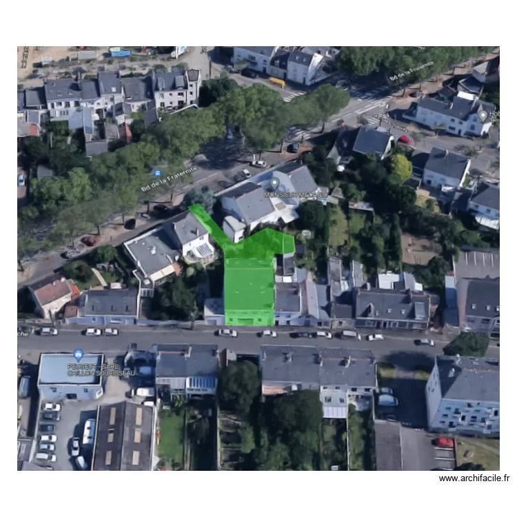 CF vue du ciel 1. Plan de CF vue du ciel 1. Plan de