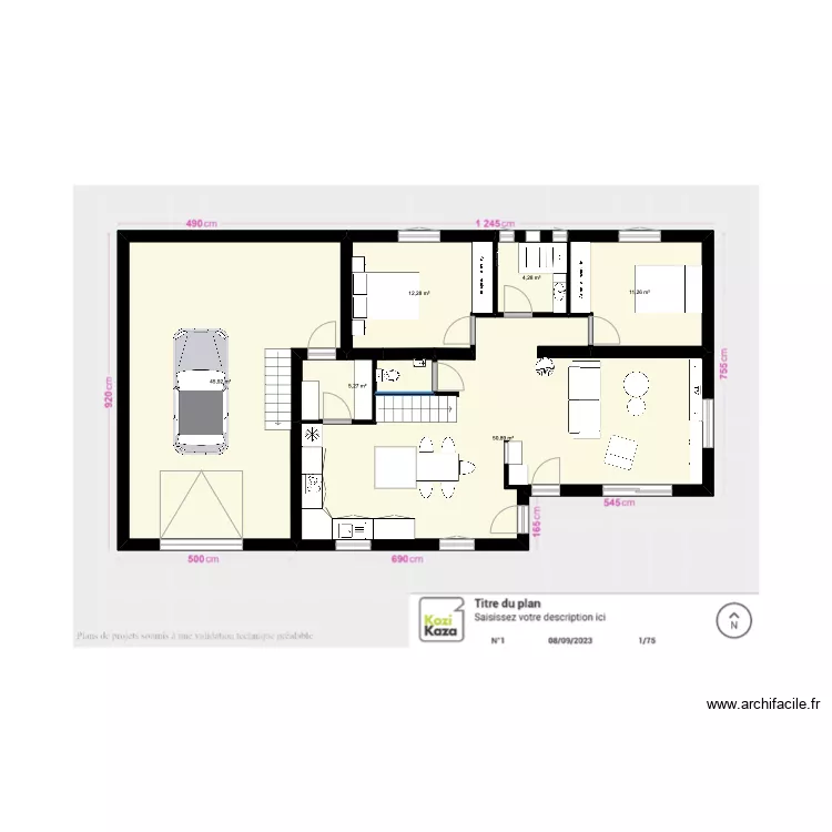 Benjamin Labat. Plan de 