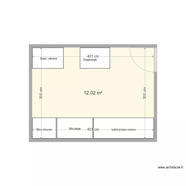 Labo Crouzet. Plan de 