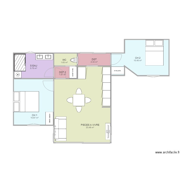 GARCONNIERE V 2. Plan de 0 pièce et 0 m2